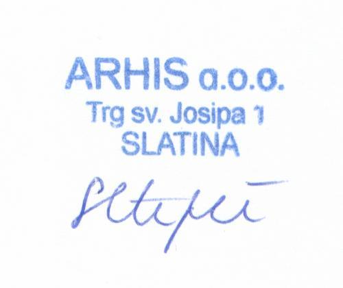 ARHIS d.o.o. Trg sv. Josipa 1 Slatina VIROVITI KO PODRAVSKA ŽUPANIJA, TRG LJ.