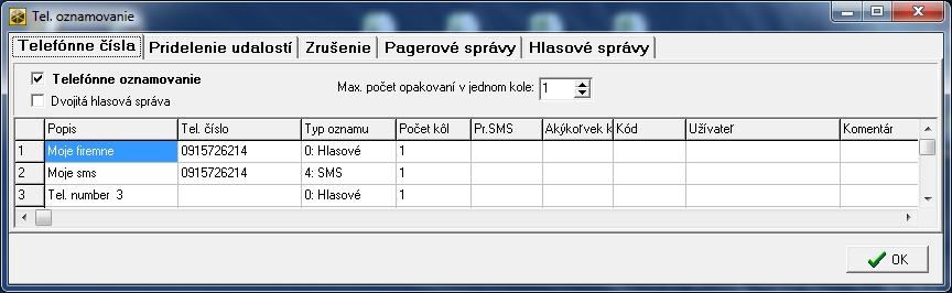 94 Programovanie SATEL Užívateľ ak bolo naprogramované heslo potvrdzujúce prijatie hlasovej správy alebo ak bola zapnutá možnosť ĽUBOVOĽNÉ HESLO, je možné k telefónnemu číslu prideliť užívateľa.