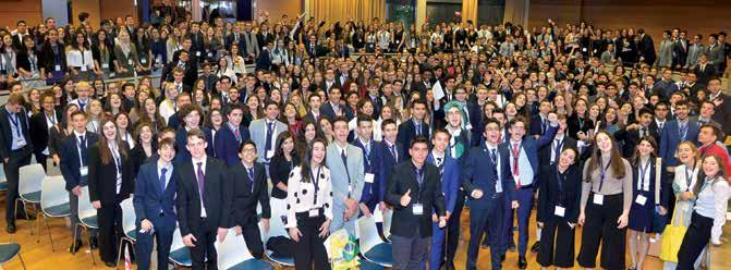 MUN DSAMUN: The Hague International Affiliated Conference Am 21. Oktober fand die offizielle Eröffnung der 19.
