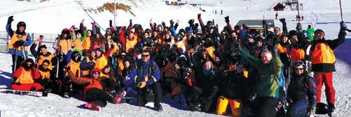 Ski-Kurs der 8.