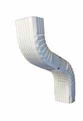 DOWNSPOUT ELBOW 6x9cm 72 AVAILABLE AS A PAIR (2 ELBOWS) or