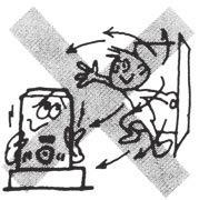 To avoid unstable burning, do not operate your heater in areas exposed to strong drafts.
