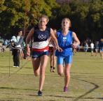 le Riche (20ste) en Sadie Schalkwyk (24ste) Seniorseuns (6 km), o/16- ouderdomsgroep: Melt von Molendorff (33ste),