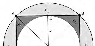 6 Ε( Χ ) αντίστοιχα έχουν λόγο μεγαλύτερο του Ε( Χ ) 5. γ. Να προσδιορίσετε την ακτίνα x του κύκλου C( Ο,x ) που χωρίζει τον κυκλικό δακτύλιο Δ( Ο,ρ,ΟΑ ) σε δύο κυκλικούς δακτύλιους ίσου εμβαδού.