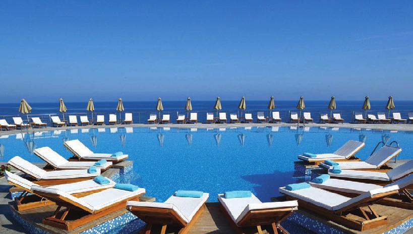 ΠΑΝΟΡΜΟΣ ΓΕΡΟΠΟΤΑΜΟΥ - ΡΕΘΥΜΝΟ THE ROYAL BLUE LUXURY BEACH RESORT 5* DELUXE Στο Πάνορµο Ρεθύµνου, µε φόντο το βαθύ µπλε του Κρητικού πελάγους πολυτελείς διακοπές 5* στην απόλυτη εκδοχή τους!