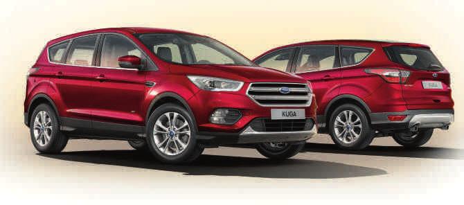 FORD KUGA Μοντέλα Κινητήρες 1.5 Ford EcoBoost 150 ίππων (110 kw) 1.5 Ford EcoBoost 176 ίππων (131 kw) 1.5 Duratorq TDCi 120 ίππων (88 kw) 2.