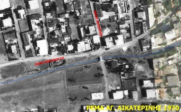 ρεμάτων που έχει διαταραχτεί και χάνεται ανάμεσα στις δομημένες περιοχές.