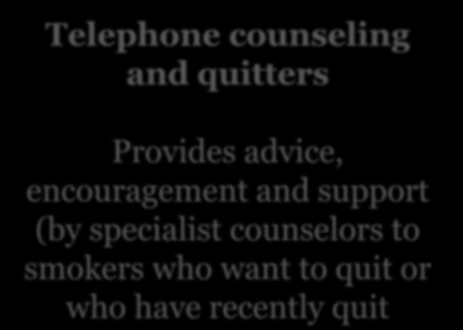 Γνωσιακή και θεραπεία συμπεριφοράς who have recently quit