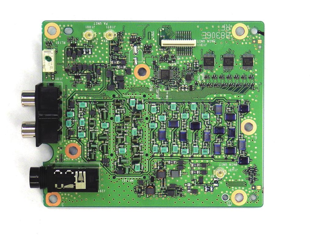 RF UNI RF AMP (Q0) YGR AMP (IC0) ALC PIN DIODES (D0 and D0) V REGULAOR (IC0) PRE-AMP (Q) ALC