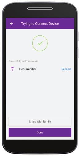 The APP software will automatically to do the device match. 4.