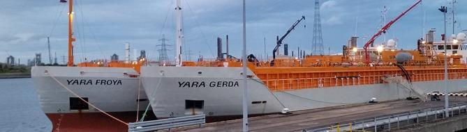 4.2 Μεταφορά μέσω πλοίων Εικόνα 4.3 : Πλοία ειδικά κατασκευασμένα για τη μεταφορά CO2 (https://www.green4sea.com/new-liquidco2-ship-for-yara).