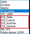 4&5. Αναλύσεις ΕC-8_Greek Ελαστική Static και ΕC-8_Greek Ελαστική Dynamic Όλα τα παρακάτω αφορούν τον EC-8_Greek τόσο για τον τύπο Ελαστική Static, όσο και για τον Ελαστική Dynamic και γι αυτό