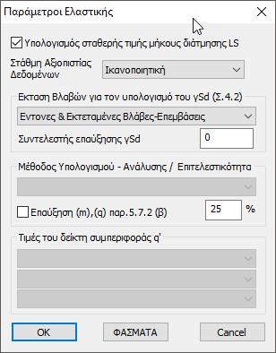 Ειδικά για το σενάριο του προελέγχου, η επιλογή του τρόπου υπολογισμού του μήκους διάτμησης Ls δεν επηρεάζει τα αποτελέσματα. Έλεγχος επιρροής των ανώτερων ιδιομορφών ΚΑΝ.ΕΠΕ. 5.7.