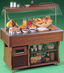 SUPER ΠΡΟΣΦΟΡΕΣ ΜΗΧΑΝΗΜΑΤΩΝ 2019 Buffet Tecfrigo Ιταλίας. Ουδέτερο ξύλινο. Διαστάσεις:142x75x153cm.