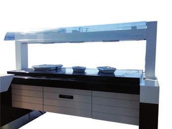 Διαστάσεις: 200x100x90x- 144cm. Θερμοκρασία : +30/+110ºC. Διαστάσεις επιφάνειας: 133x53cm. Ισχύς: 2000Watt.