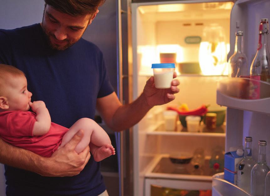 Αποθήκευση του μητρικού γάλακτος Όταν αντλείτε γάλα βεβαιωθείτε ότι το ψύχετε ή το καταψύχετε. Μπορείτε να το αποψύξετε ή να το ζεστάνετε, όταν θέλετε να ταΐσετε το μωρό σας.
