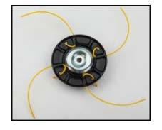 1. Slide washer(1) and washer (2) onto the gear shaft 2.