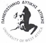 ΠΑΝΕΠΙΣΤΗΜΙΟ ΔΥΤΙΚΗΣ ΑΤΤΙΚΗΣ ΣΧΟΛΗ ΜΗΧΑΝΙΚΩΝ Τμήμα Ηλεκτρολόγων & Ηλεκτρονικών Μηχανικών UNIVERSITY OF WEST ATTICA FACULTY OF ENGINEERING Department of Electrical & Electronics Engineering www.eee.