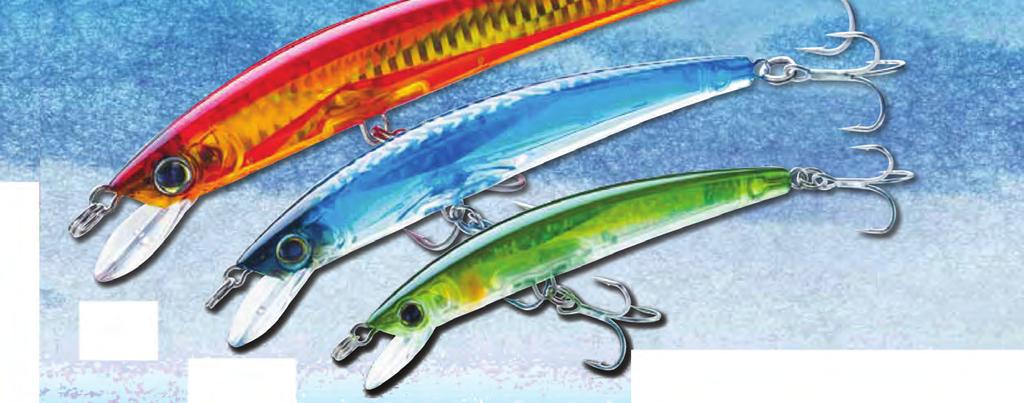 απόδοση των κλασικών τεχνητών CRYSTAL MINNOW, τα CRYS-