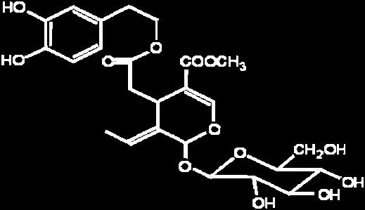 Το 1973, οι Walter, Fleming και Etchells σε μια μελέτη της αντιμικροβιακής δράσης των ενώσεων που προκύπτουν με υδρόλυση της ολευρωπαΐνης, επιβεβαίωσαν τον χημικό τύπο της.