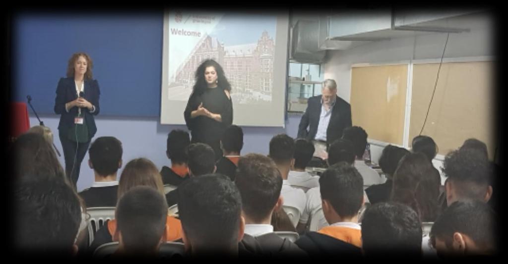 Διάλεξη με θέμα «Σπουδές στην Ολλανδία» Στις 8 Νοεμβρίου 2018, οι μαθητές της Β και Γ τάξης της Σχολής μας, είχαν την ευκαιρία να