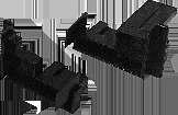 Τάπα μπινιού Μ11158 με χρήση πρόσθετου M11024 End cap for sash invertion profile M11158 with the use of M11024