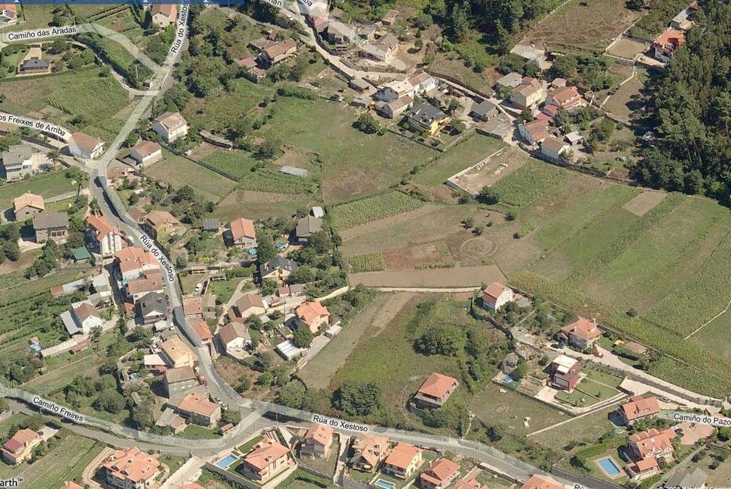 O núcleo Xestoso: zona de cultivos que pasa a SRPAP