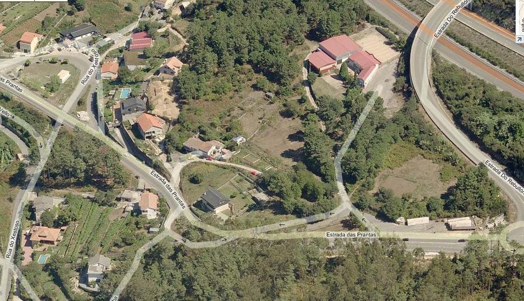 Núcleo Xestoso: Área de SRPF no cruce da Estrada