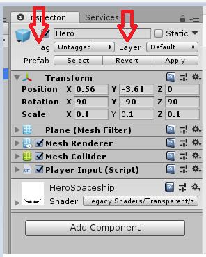 4.2.3 Βασικοί κανόνες για τα GameObjects Ας αρχίσουμε να αναφέρουμε κάποιους βασικούς «νόμους» ή κανόνες που ισχύουν για τα GameObjects, οι οποίοι θα μας βοηθήσουν να τα κατανοήσουμε ακόμα καλύτερα