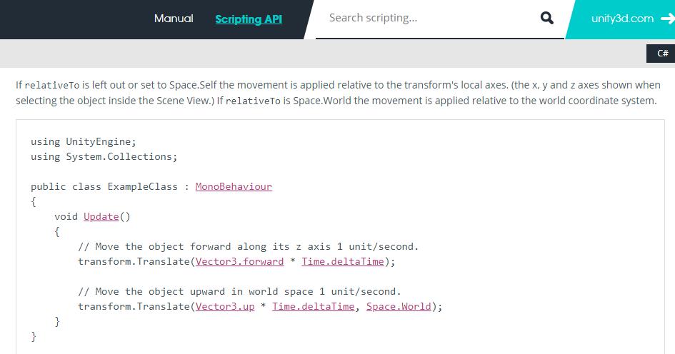 5.2.3 Το Script Κίνσηης Και Animation SystemΤου Εχθρού Ας μελετήσουμε για αρχή τι κάνει ο κώδικας μέσα στην Update.