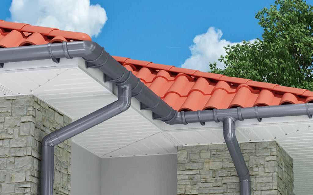 ΣΥΣΤΗΜΑΤΑ ΥΔΡΟΡΡΟΩΝ (PMMA) - TOP 120/Ø80 GUTTER SYSTEM - TOP 120/Ø80 ΣΥΣΤΗΜΑΤΑ ΥΔΡΟΡΡΟΩΝ (PMMA) TOP 120/Φ80 GUTTER SYSTEMS (PMMA) -