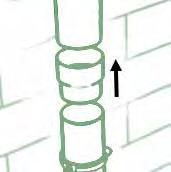 Install the running outlet, considering the position of the drain pipe and the slope direction of the gutter.