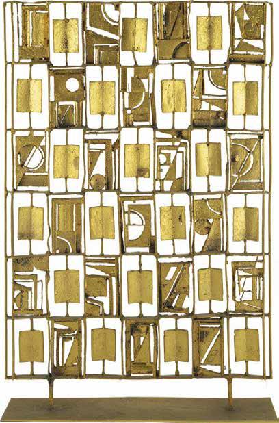 38 Γιώργος Ζογγολόπουλος (1903-2004) Διάφραγμα [1973] υπογεγραμμένο στη βάση: G. Zongolopoulos ανοξείδωτο, 46 x 31 cm. 2.000-3.