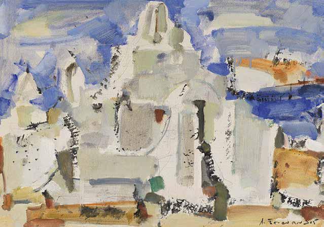47 Γιάννης Σπυρόπουλος (1912-1990) Παραπορτιανή υπογεγραμμένο κάτω