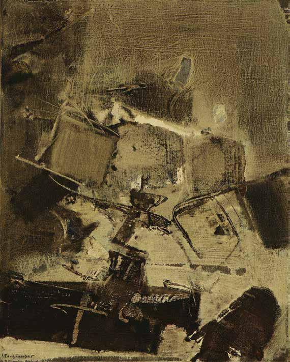 49 Γιάννης Σπυρόπουλος (1912-1990) Iamviko N o 2 [1961] υπογεγραμμένο κάτω αριστερά: Ι.