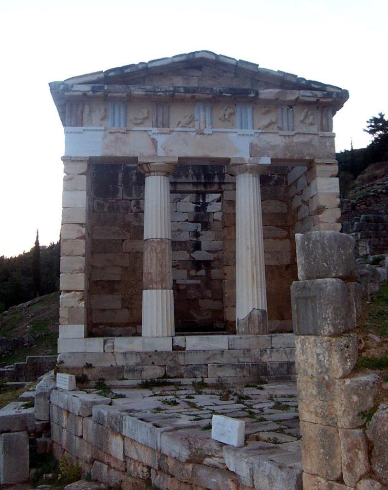 Δομή Αρχαίου Ναοφ Εικόνα 2 : Πρόναοσ, Ο θηςαυρόσ των Αθηναύων ςτουσ