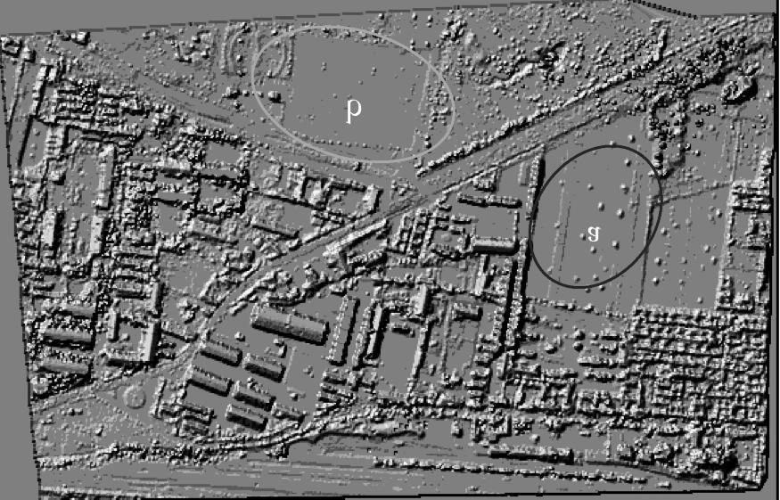 8 cm 2,, (a ) (b ),, TIN, 3 DSM 3, DSM (a ), ; ( b ) 3 DSM Fig. 3 DSM generated by multiple image matching and interpolation 2.