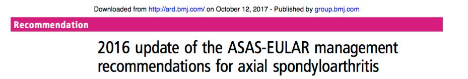 ASAS/EULAR 2016 ΤΣΑΕΙ VI.
