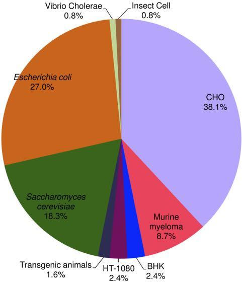 εργασίας βιοαντιδραστήρα: 20,000L Επιθυµητός Τύποι µορίων(rdna) τρόπος: Fed-batch; µέχρι 20 ηµέρες Στόχος: αύξηση της απόδοσης παραγωγής