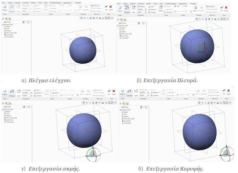 3.2.2.2: ΕΠΕΞΕΡΓΑΣΙΑ ΚΑΙ ΔΥΝΑΤΟΤΗΤΕΣ ΜΕΤΑΤΡΟΠΗ ΚΑΙ ΕΠΕΞΕΡΓΑΣΙΑ ΜΕ ΤΗ ΒΟΗΘΕΙΑ ΤΟΥ ΠΛΕΓΜΑΤΟΣ Ο τρόπος με τον οποίο επεξεργαζόμαστε το πρωταρχικό σχέδιο είναι απλός αρκεί να γίνει κατανοητή η θεωρία των