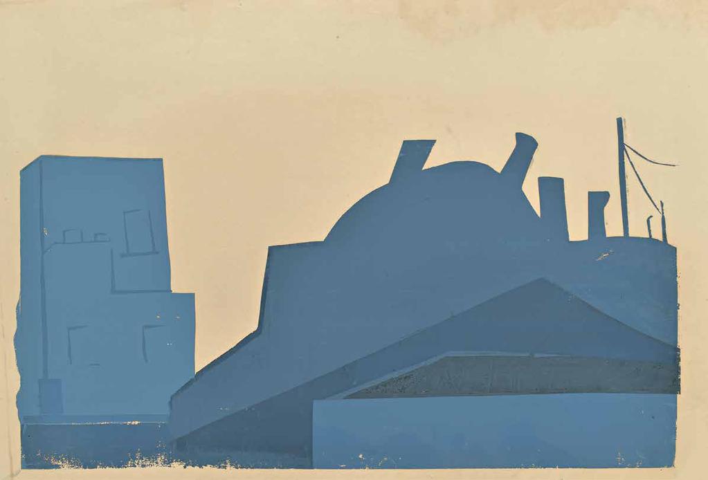 Σπουδή, 1960 65 Χειροποίητη μεταξοτυπία, 42 x 65 εκ.