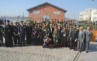 ακολουθώντας, έτσι, τη νικηφόρα πορεία των µαχητών του 1912, ξεκινώντας από το χωριό Μάνδρα και συνεχίζοντας προς