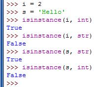 Κεφ.6 Συναρτήσεις Έλεγχος τύπων Η Python μάς διαθέτει την ενσωματωμένη συνάρτηση isinstance για έλεγχο του τύπου μιας μεταβλητής.