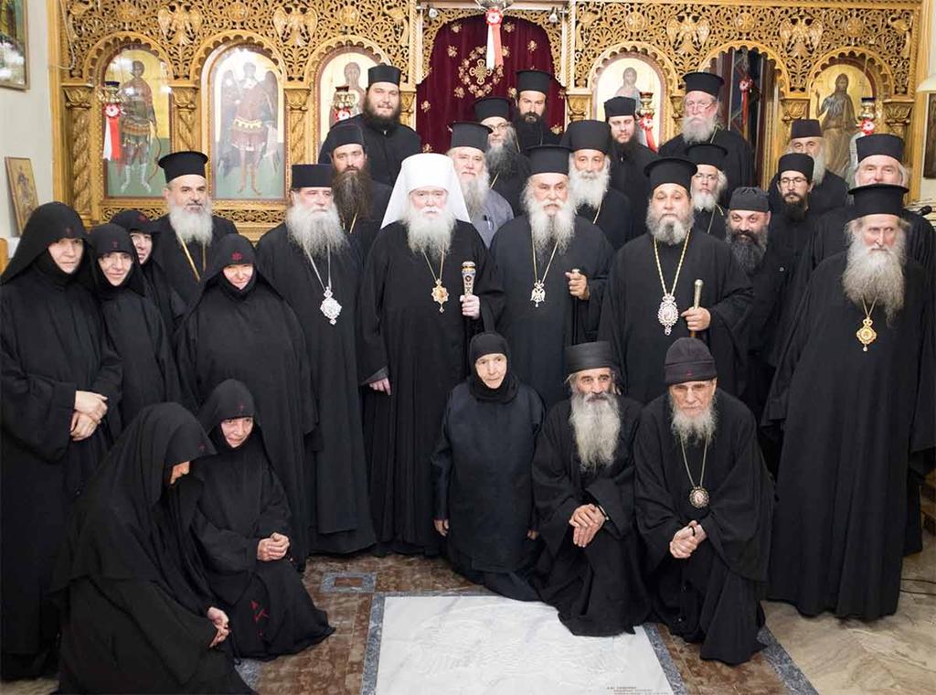Ἐπίσκοπος Μεθώνης κ. Ἀμβρόσιος καὶ ὁ Θεοφ. Ἐπίσκοπος Βεσσαραβίας κ. Ἄνθιμος. Ἐπίσης, συμμετεῖχαν Ἱερεῖς καὶ Διάκονοι καὶ παρέστη πλῆθος πιστῶν.