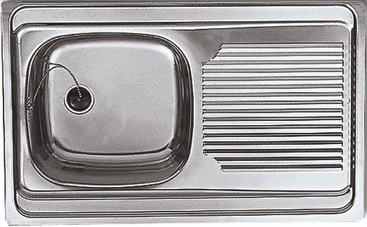 601 MAX Premium 86 1C 1Ε Super Bowl 1C 1E Ένθετος inox, 86x50cm.