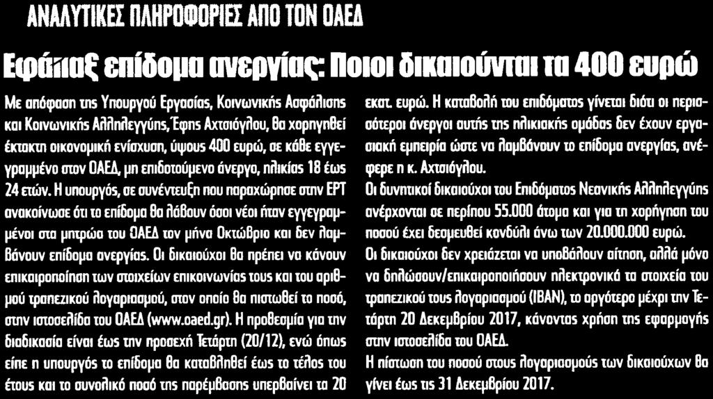 400 ΕΥΡΩ Μέσο:.