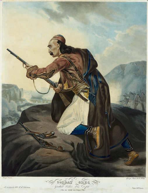 το χέρι, 58,3 x 48 καί 58,6 x 48 cm. (μικρές επιδιορθώσεις) 2.000-3.000 (2) ΒΙΒΛΙΟΓΡΑΦΙΑ: Πρβ. La Grèce en révolte.