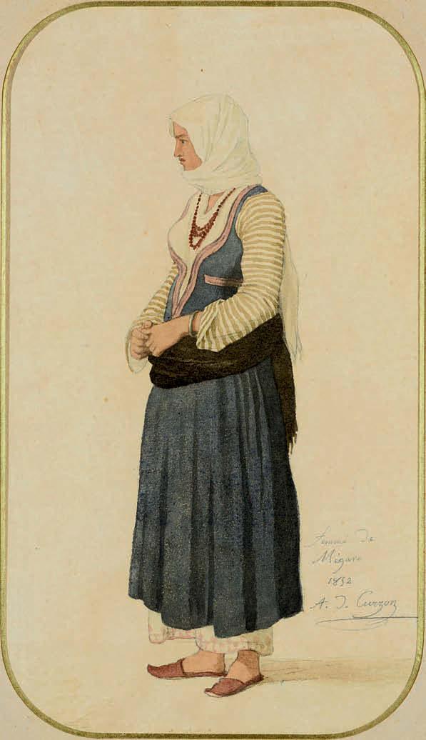 109 Alfred de Curzon (1820-1895) Μεγαρίτισσα τίτλος, χρονολογία και υπογραφή κάτω δεξιά: femme de /