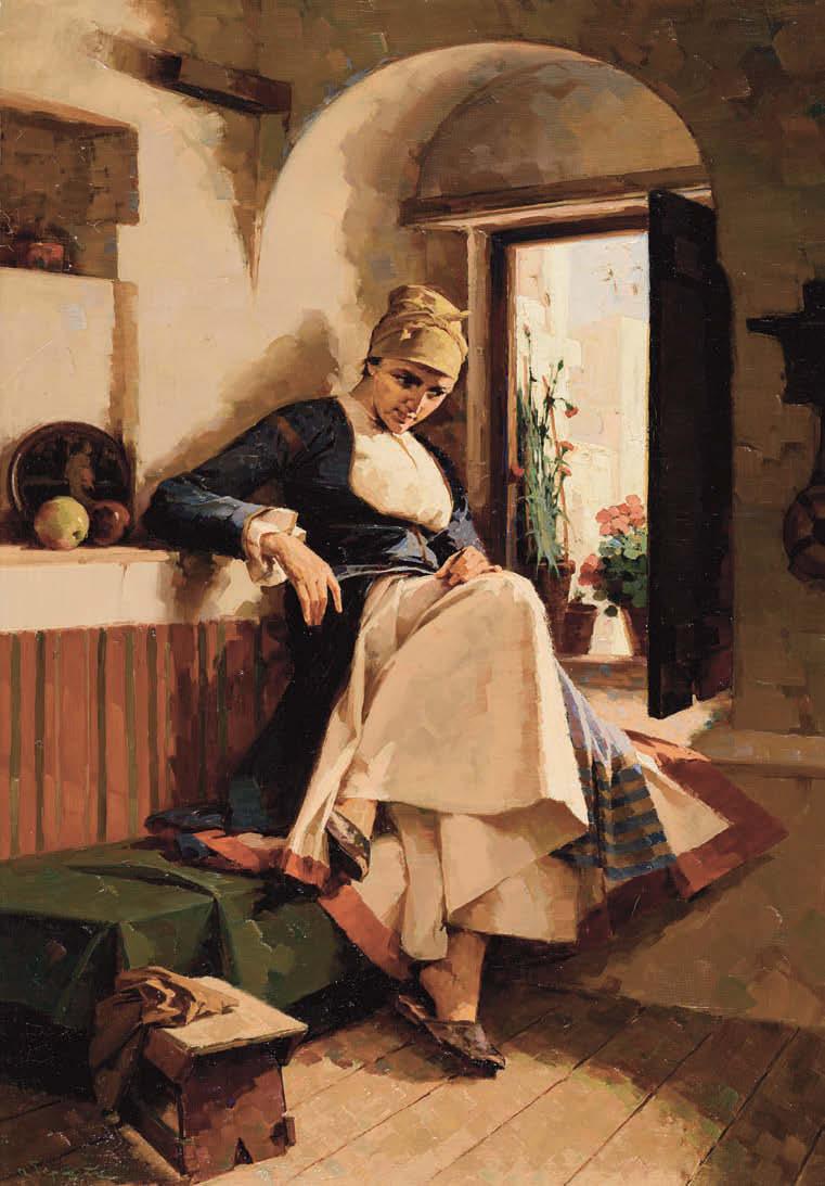 ΒΕΡΓΟΣ 26 Μαΐου 2017 32 Απόστολος Γεραλής (1886-1983) Γυναίκα στο παράθυρο