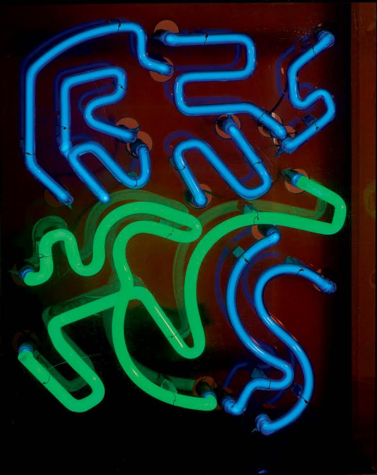 67 Χρύσα [Βαρδέα] (1933-2013) Neon box έκδοση σε 25 αντίτυπα αρίθμηση και υπογραφή στην πίσω όψη σωλήνας